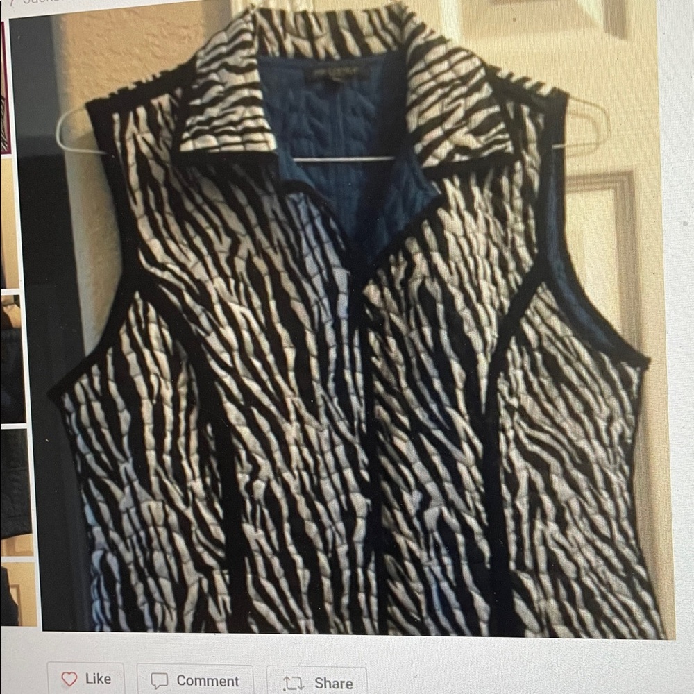 For Cynthia REVERSIBLE Vest quilted PXL